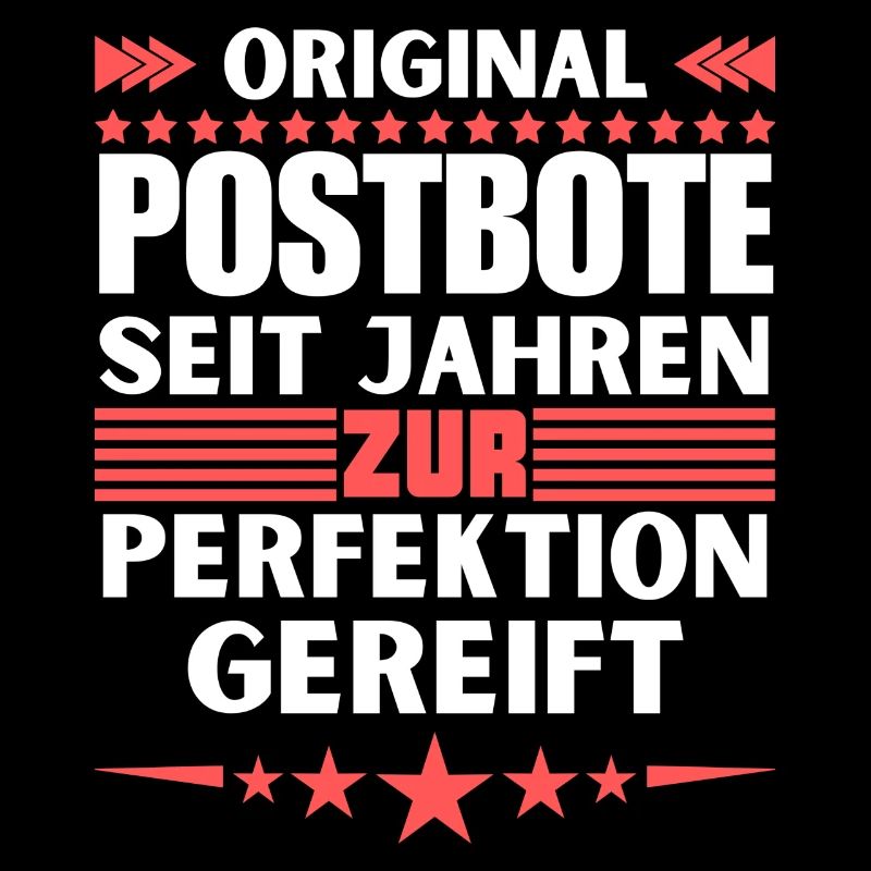 Zur Perfektion gereifter Postbote