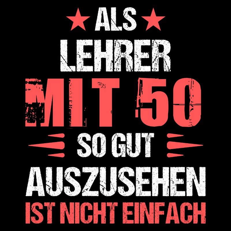 Mit 50 gut aussehender Lehrer