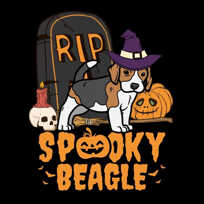 Mignon Beagle Chien d’Halloween