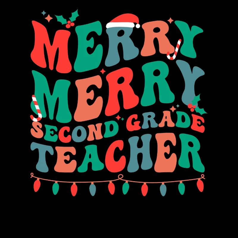 Enseignant de 2e année Noël Deuxième année Équipe de Noël