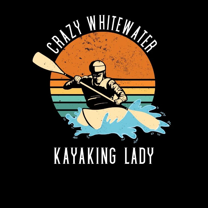 Crazy Whitewater Kayaking Lady