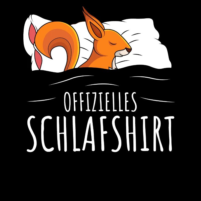 Offizielles Schlafshirt Eichhörnchen Geschenk