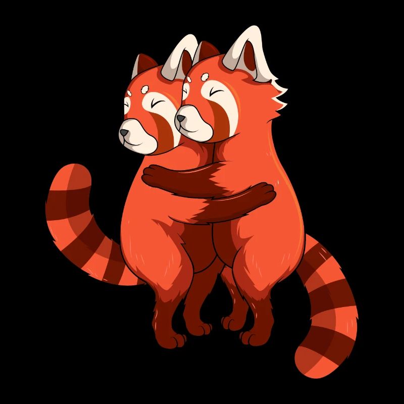 Roter Panda Kinder Mädchen Damen