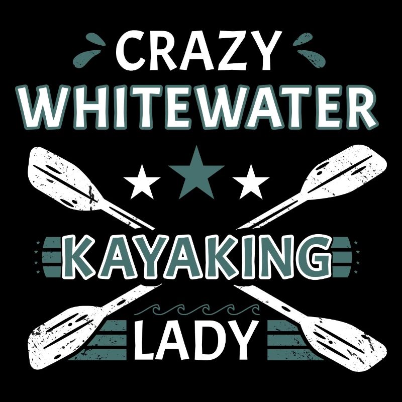 Crazy Whitewater Kayaking Lady