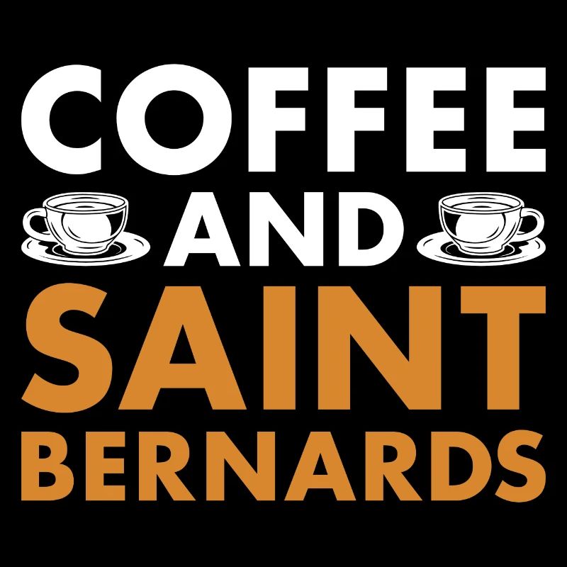 Coffee And Saint Bernard