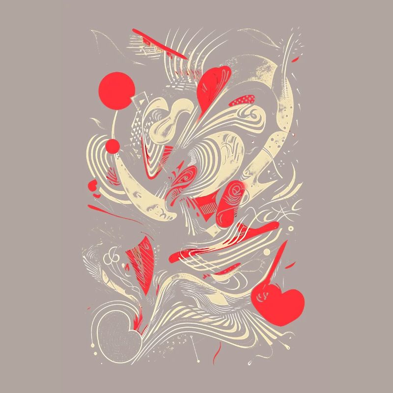 Design abstrait cool avec des lignes et des nuances dynamiques