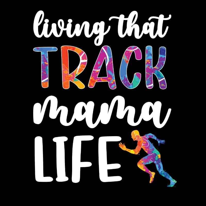 Stolze Leichtathletik-Mama Von Leichtathlet Mutter
