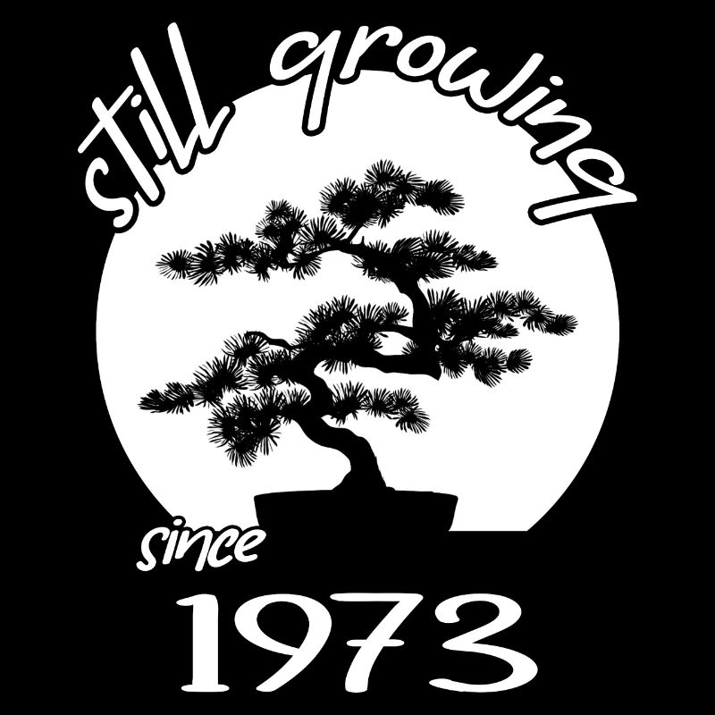 1973 Anniversaire Bonsaï arbre « Encore en croissance » Nebari