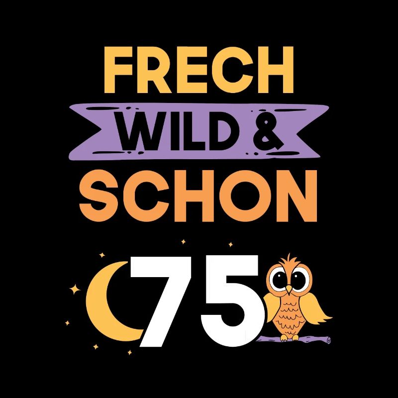 Geschenk 75 Jahre Geburtstag Eule