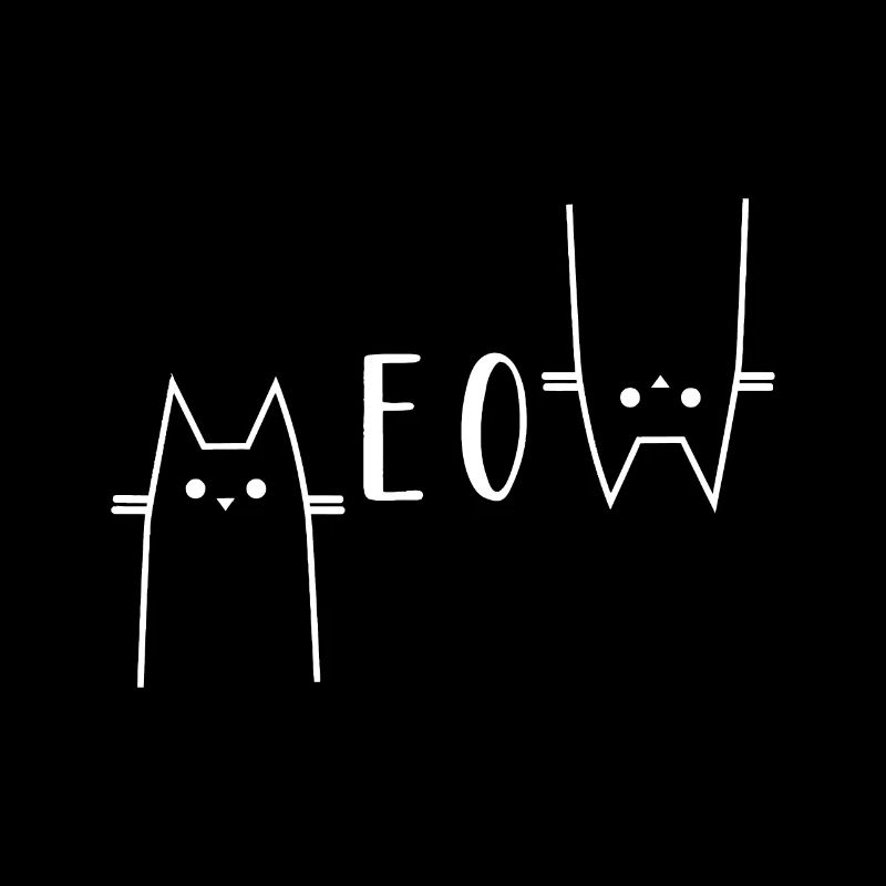 Meow Cat Hilarious Cats Graphic Kitten