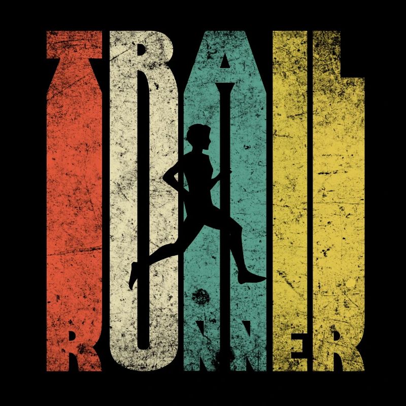 Trail runner look usé vintage