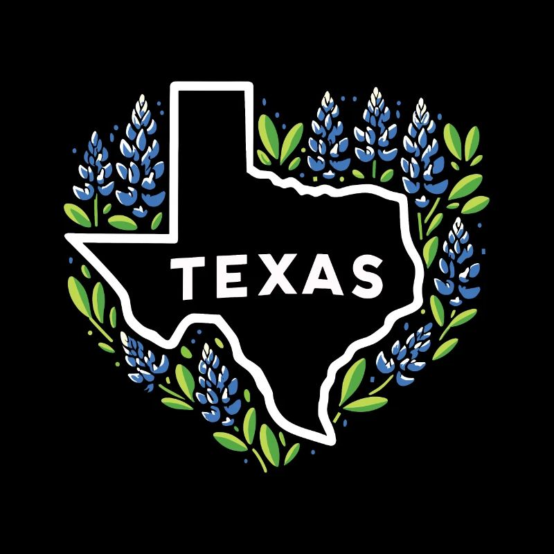 Bluebonnet Texas Routen USA Liebe Texas Mädchen Jungen