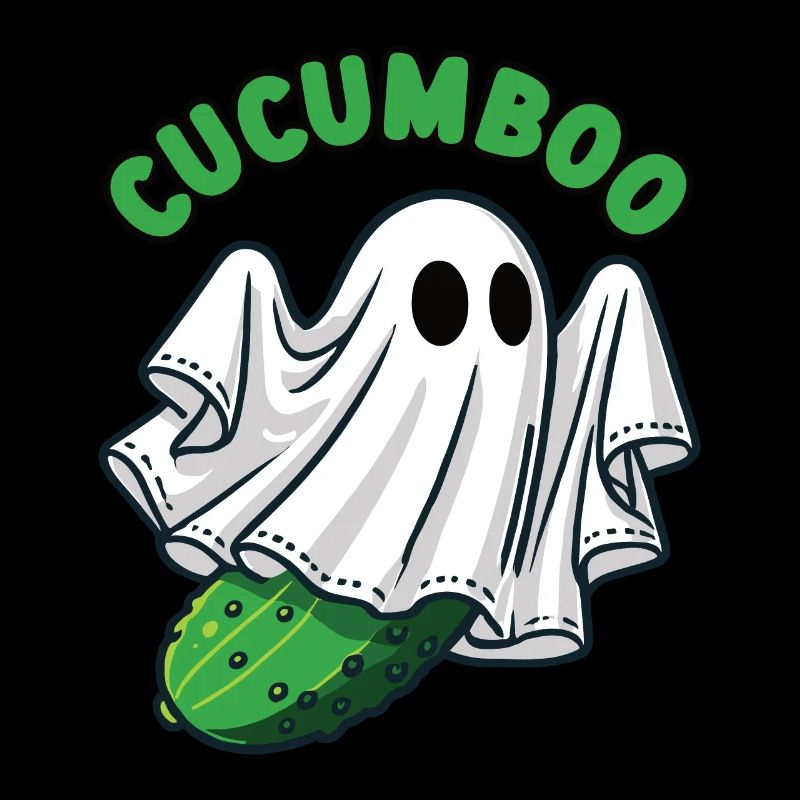 Gurke Lustige Gurke Halloween Kostüm Ghost Bo