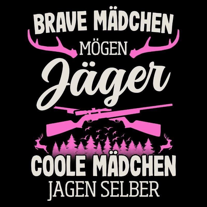 Jäger Mädchen Jagen Selber Hirsch Jagd Jägerin
