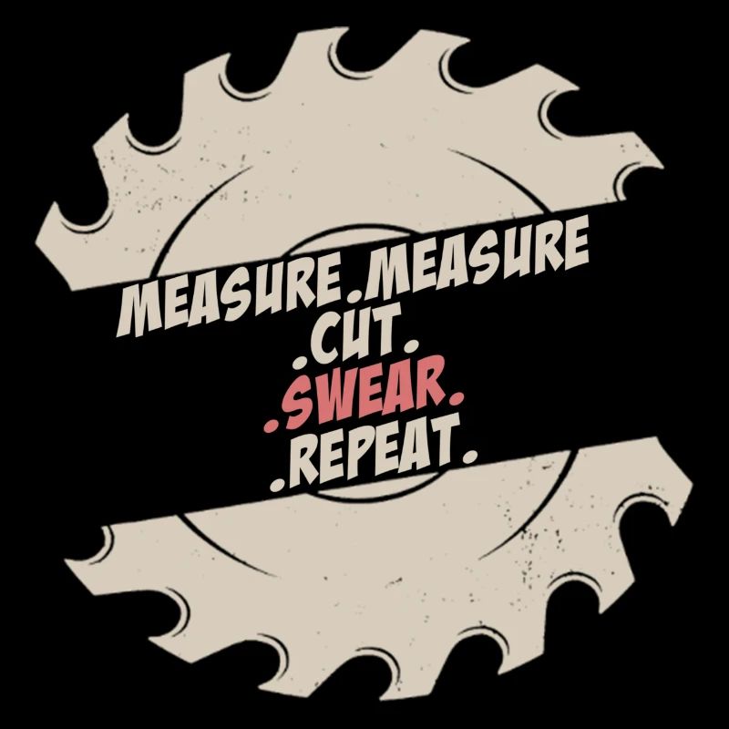 Measure Cut Swear Repeat Carpenter