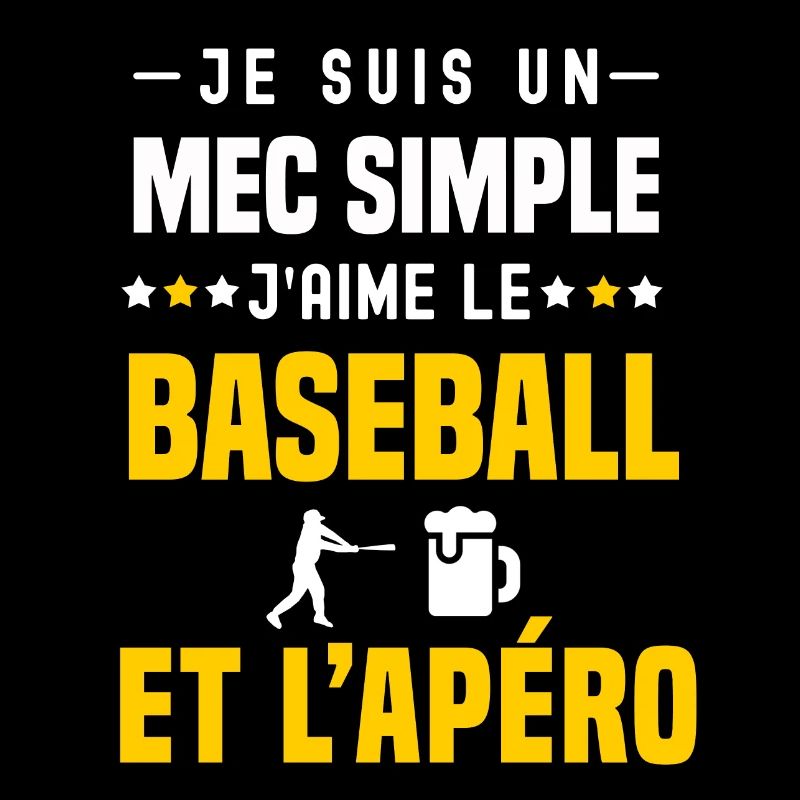 apéro baseball mec simple
