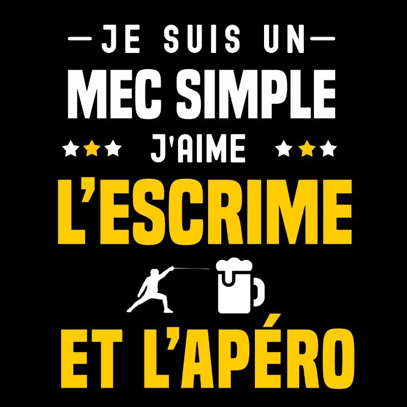 apéro escrime mec simple