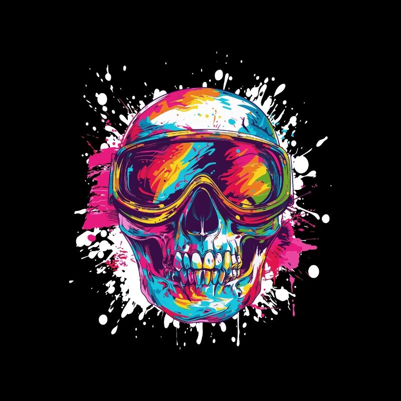 Ski Ski Goggles Skull