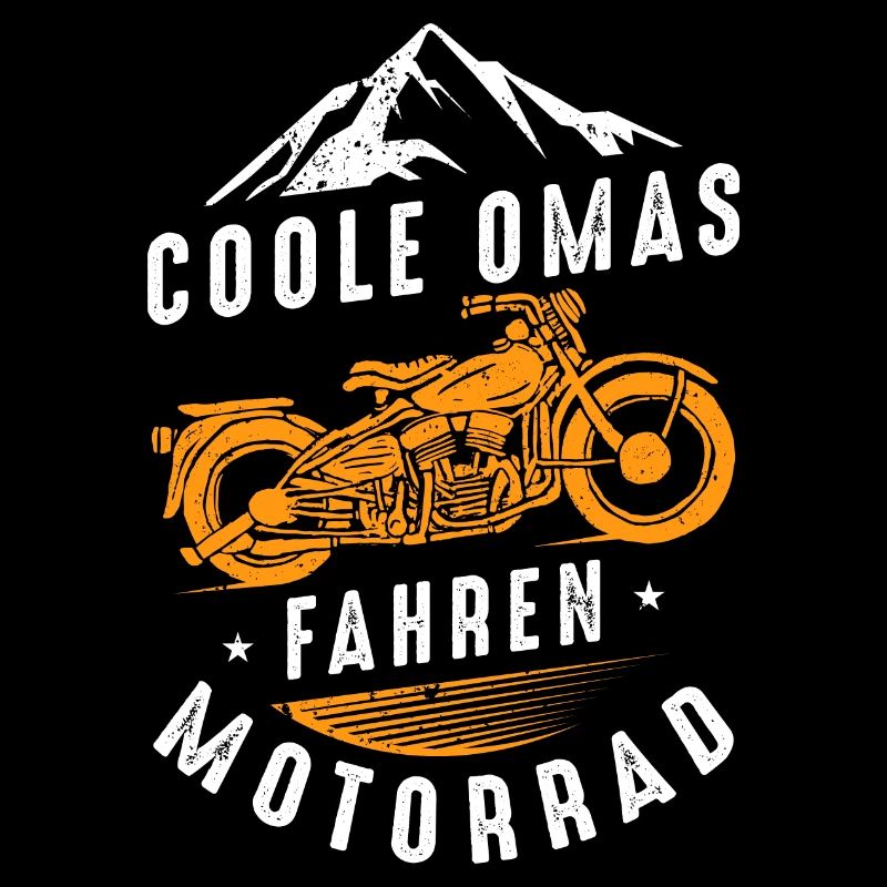 Coole Omas fahren Motorrad