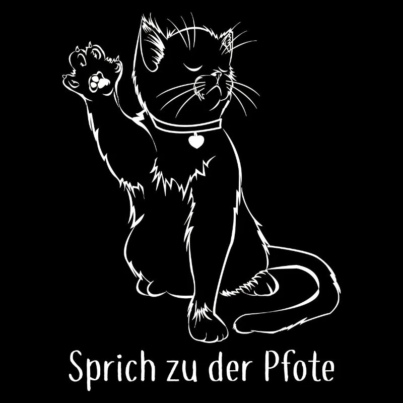 Sprich zu der Pfote Katze Geschenk