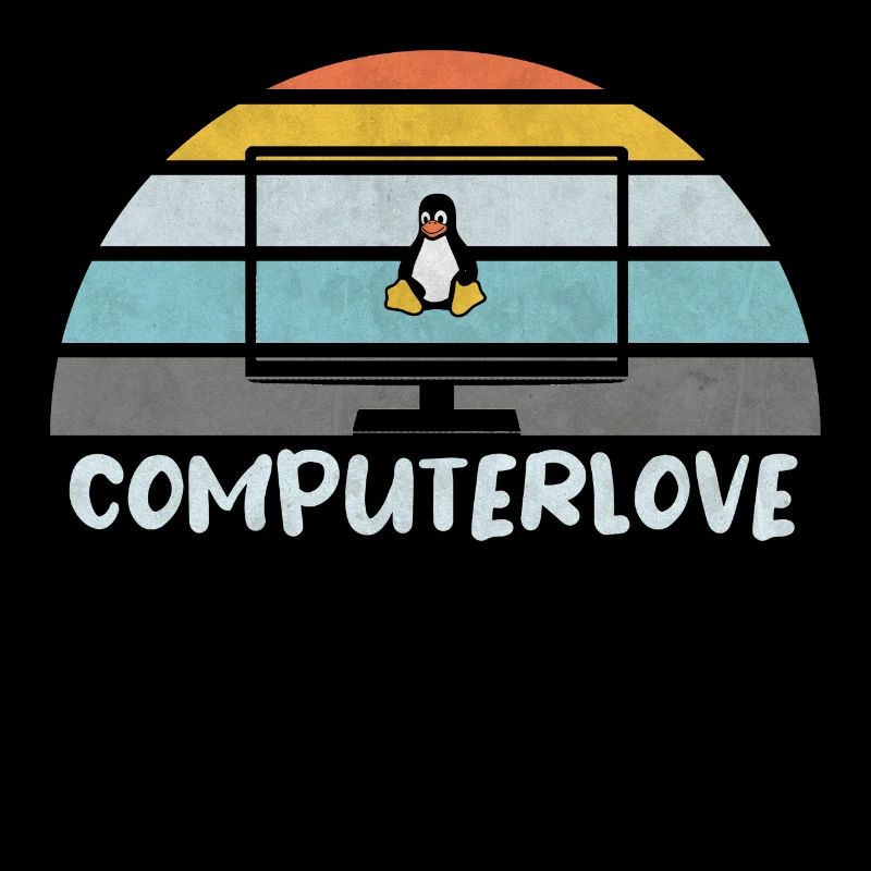 PROGRAMMATEUR LINUX PENGUIN TUX PC COMPUTERLOVE