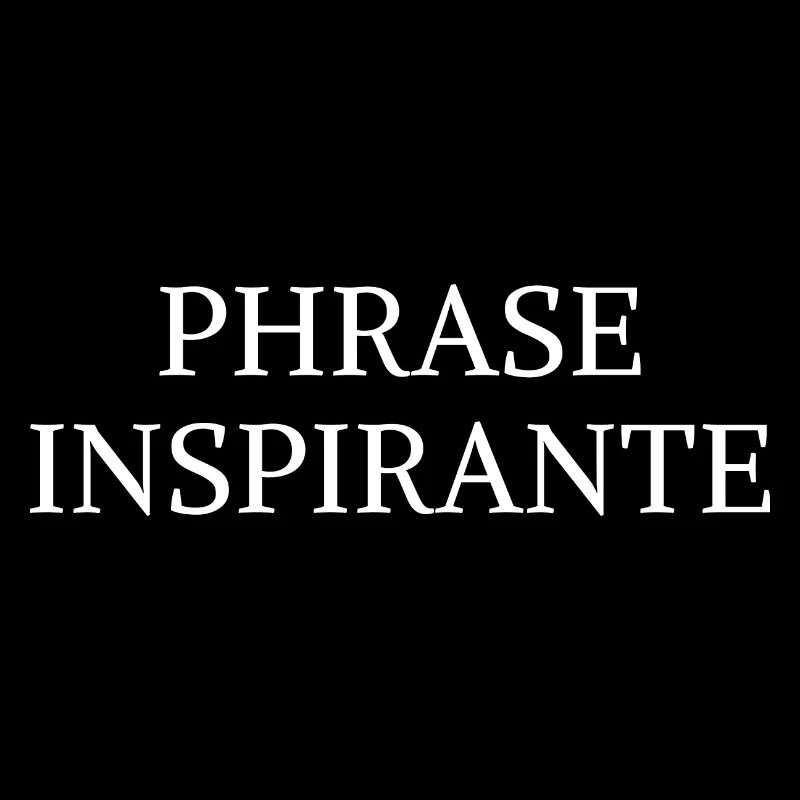 Inspirierender Satz