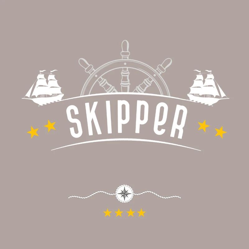 Skipper Shirt mit eigenem- oder Bootsnamen