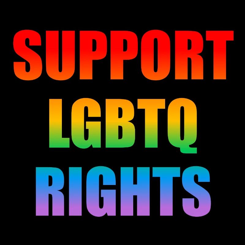 Soutenez les droits LGBT Drapeau arc-en-ciel