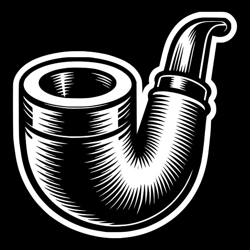 Classic pipe for pipe smokers