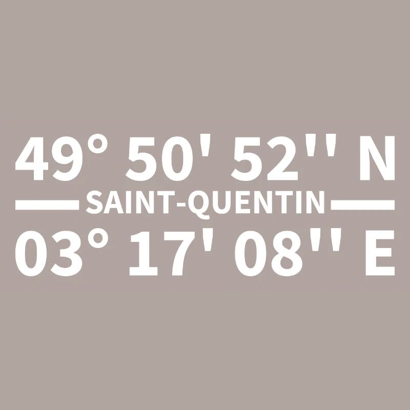 Coordonnées de Saint-Quentin