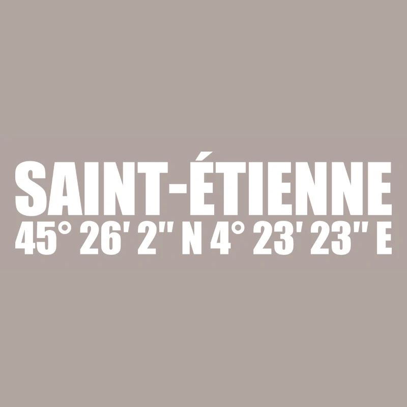 Coordonnées de Saint-Étienne
