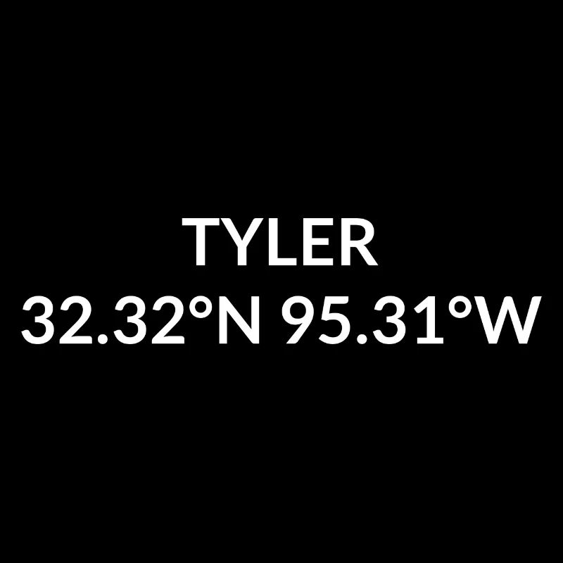 Tyler, Texas, USA Coordinates