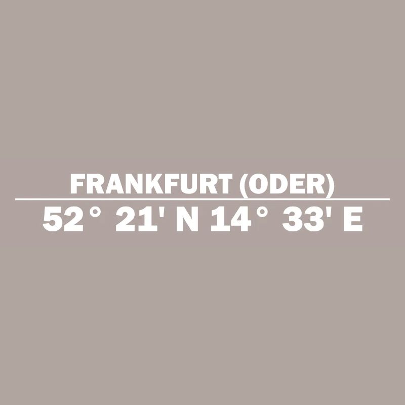 Frankfurt (Oder) Koordinaten