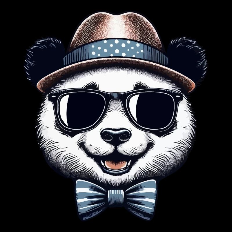 Stylischer Panda