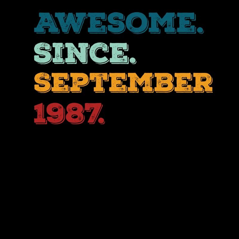 Anniversaire Septembre 1987 Naissance Année de naissance
