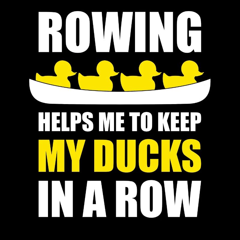 Rowing Rubberducks Funny Rowing