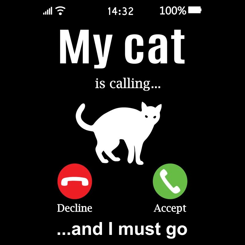Cat Call Drôle Propriétaire de chat Idée cadeau Amusant