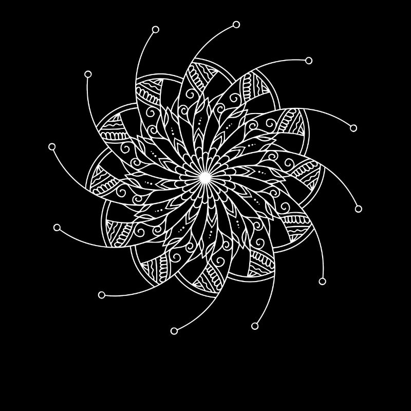 Rotating Mandala