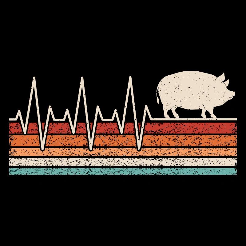 Schwein Herzschlag