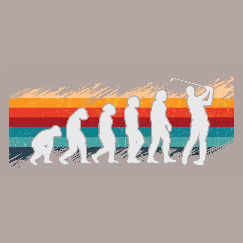 Golf Evolution From Monkey To Men BBall Lovers