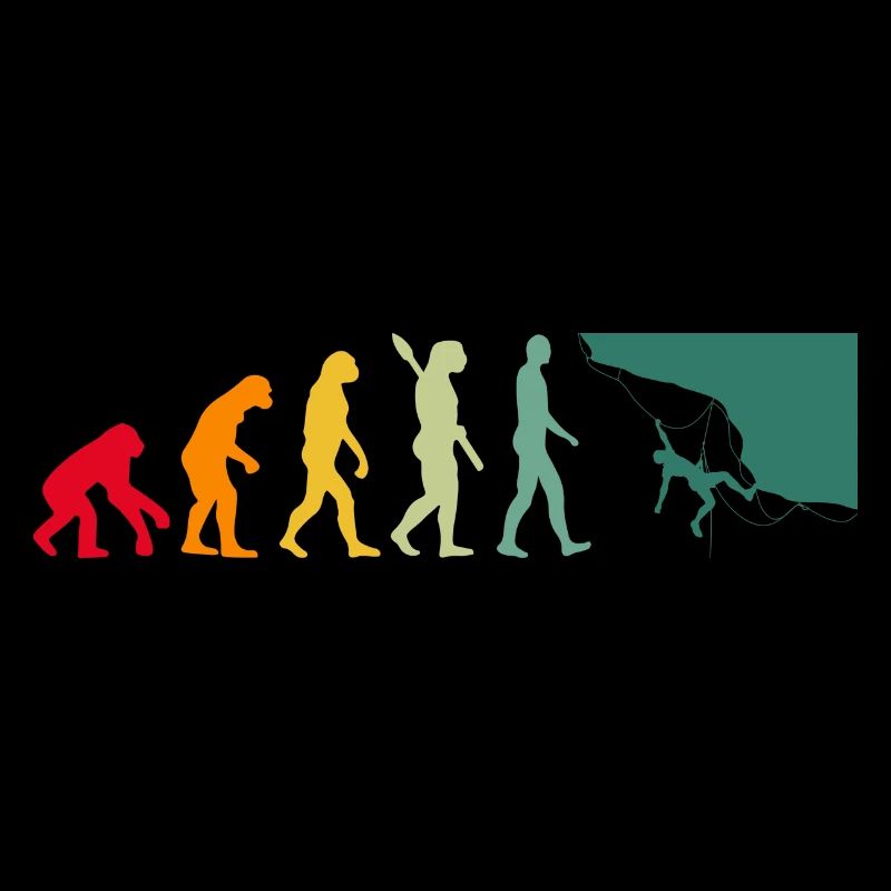 Evolution Graphic Climbing Climber Bouldering Boul