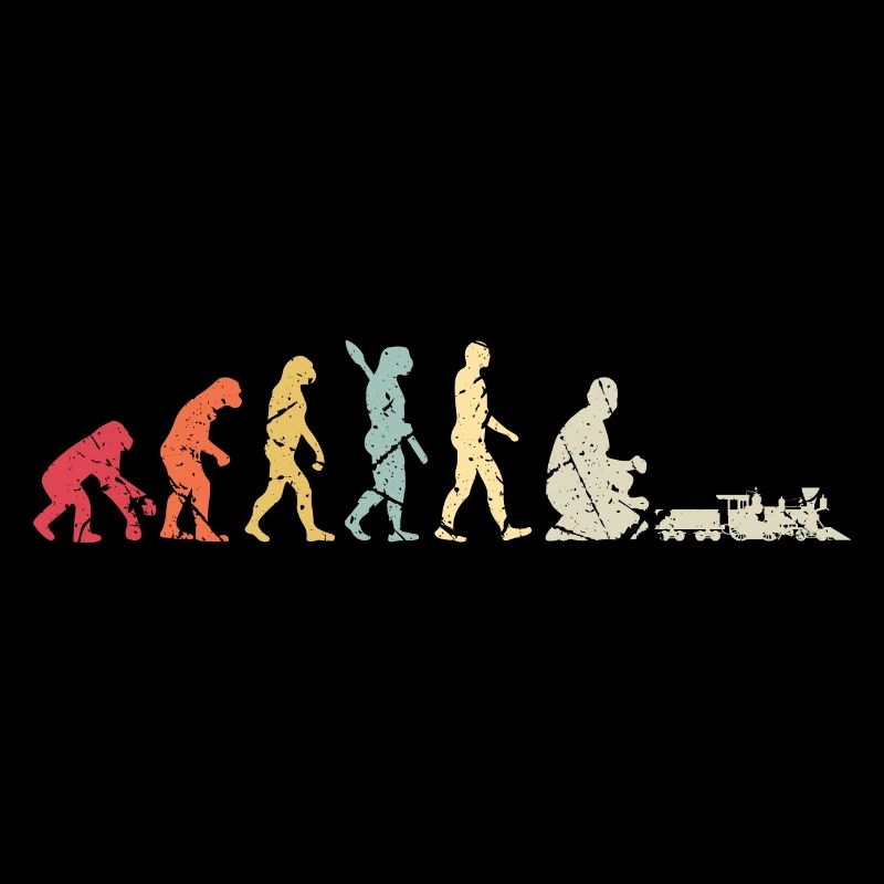 Evolution of Human Train Model Railway