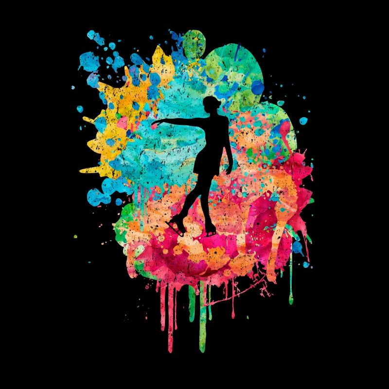 Eiskunstlauf PopArt