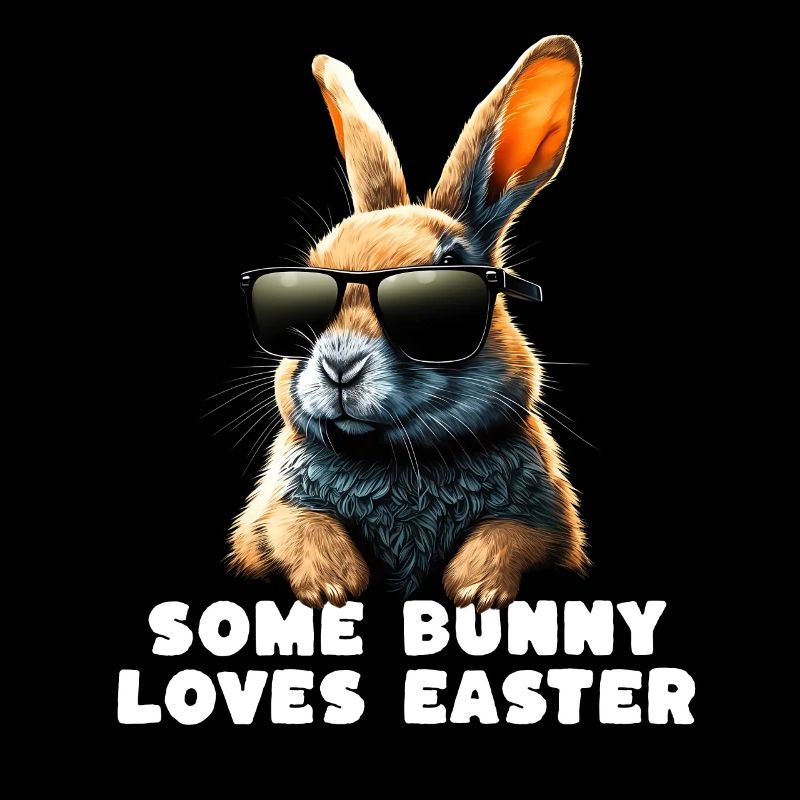 Cool Rabbit - A rabbit loves Easter