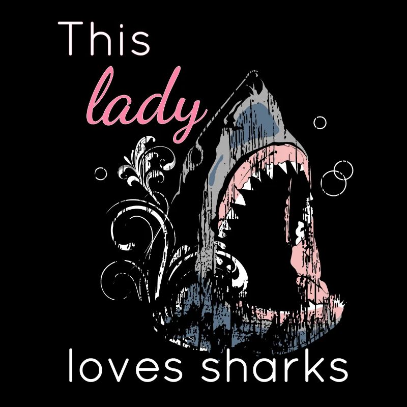 Amant De Requin Cette Dame Aime Les Requins