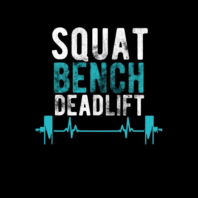 Banc de squatt de battement de coeur de powerlifting