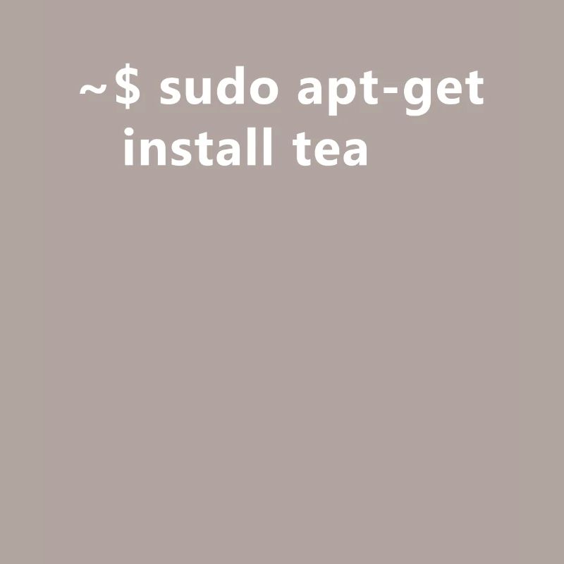 Sysadmin Linux sudo apt-get installer tea