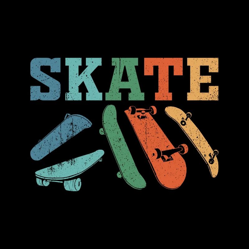 Skate Vintage Retro Design