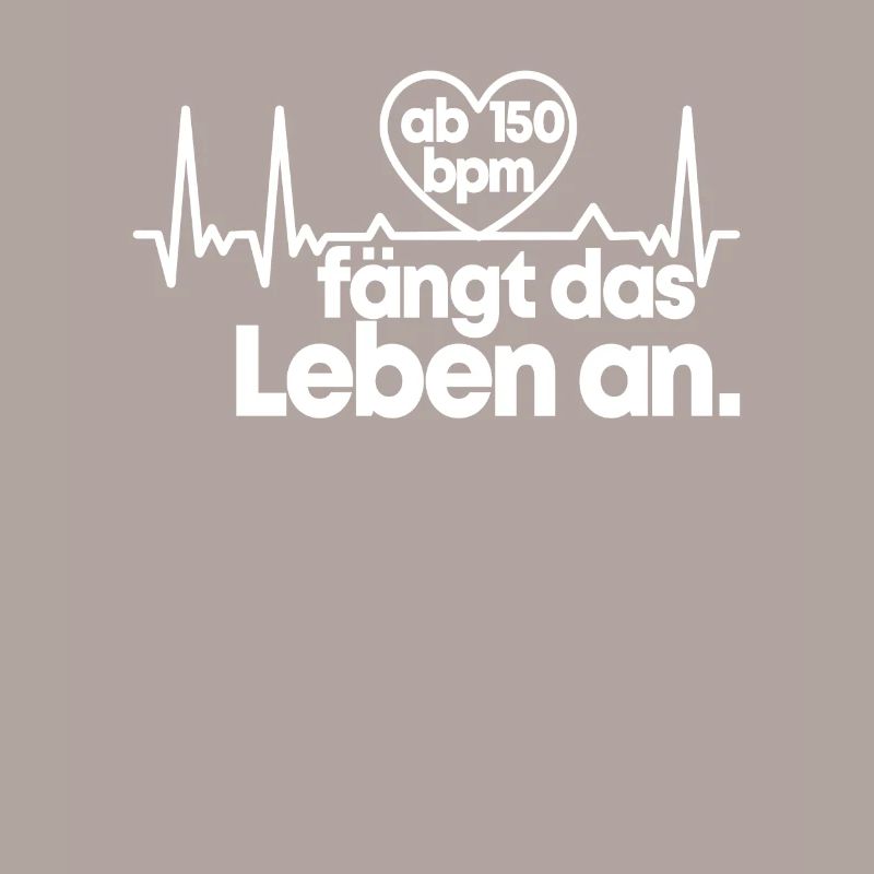 Techno 150 BPM Beats Per Minute Raver Geschenk