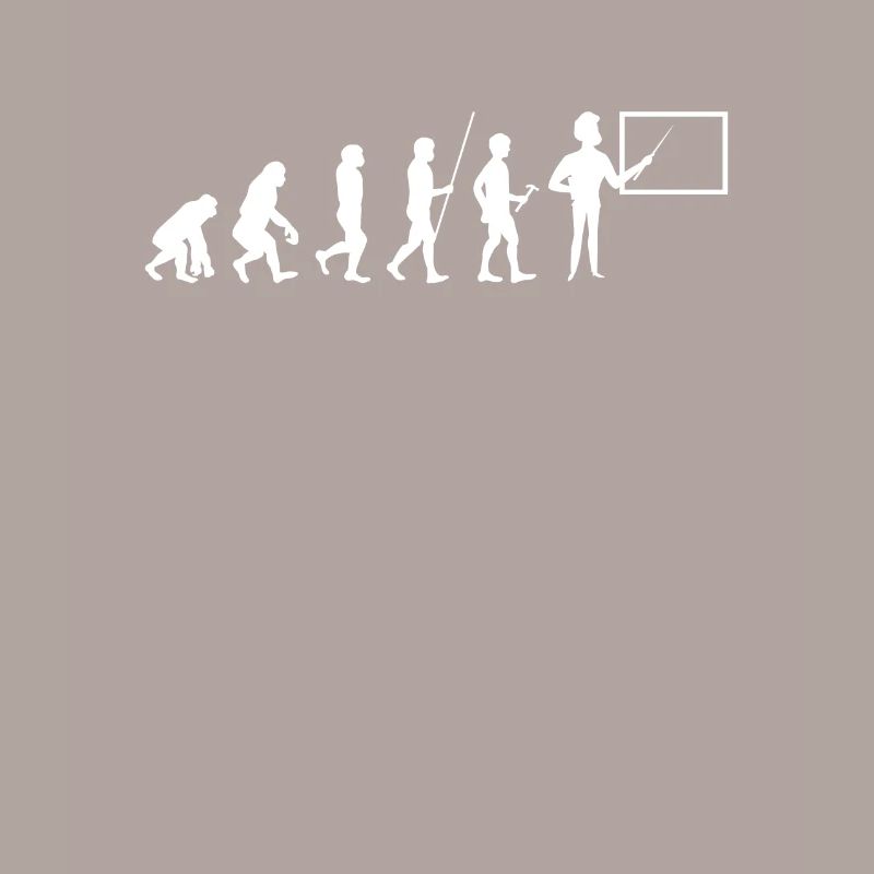 Lehrer Evolution Student Teaching School Geschenk